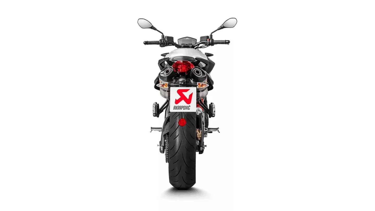Akrapovic Slip-On Line (Titanium) Endschalldämpfer für Aprilia SHIVER 900 2017-2020