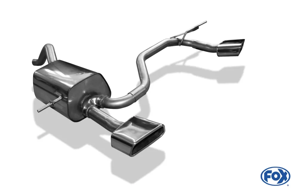 Renault Clio IV  Endschalldämpfer Ausgang rechts/links - 145x65 Typ 59 rechts/links