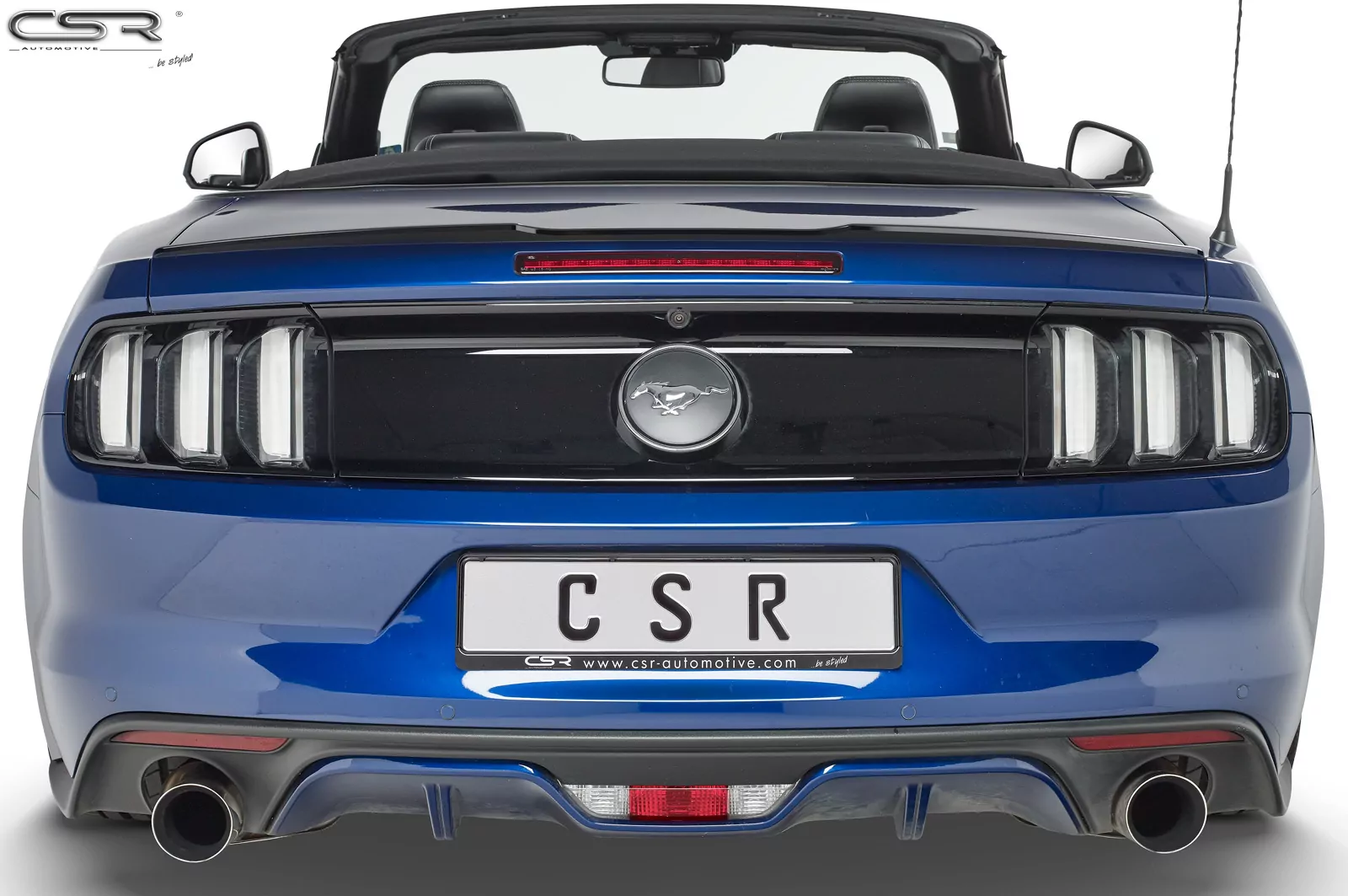 Heckflügel mit ABE für Ford Mustang VI HF720-M Carbon Look (matt)