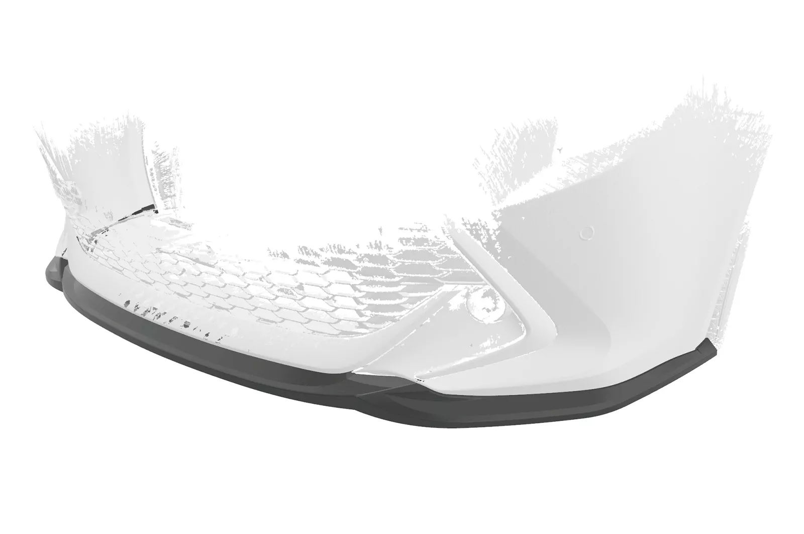 Cup-Spoilerlippe mit ABE für Toyota Corolla (E210) Touring Sports / Steilheck CSL648 Schwarz Strukturiert