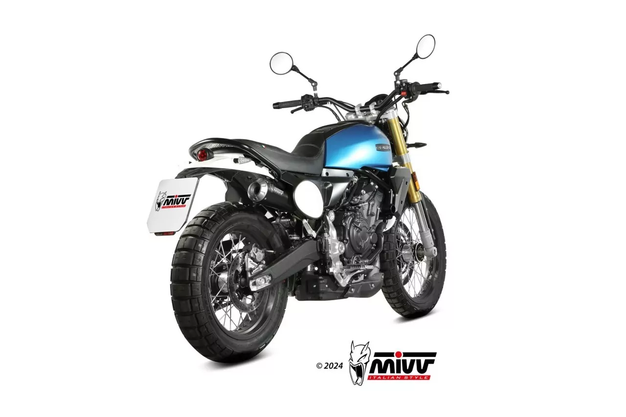 MIVV X-M1 Edelstahl Schwarz FANTIC CABALLERO 700 2024