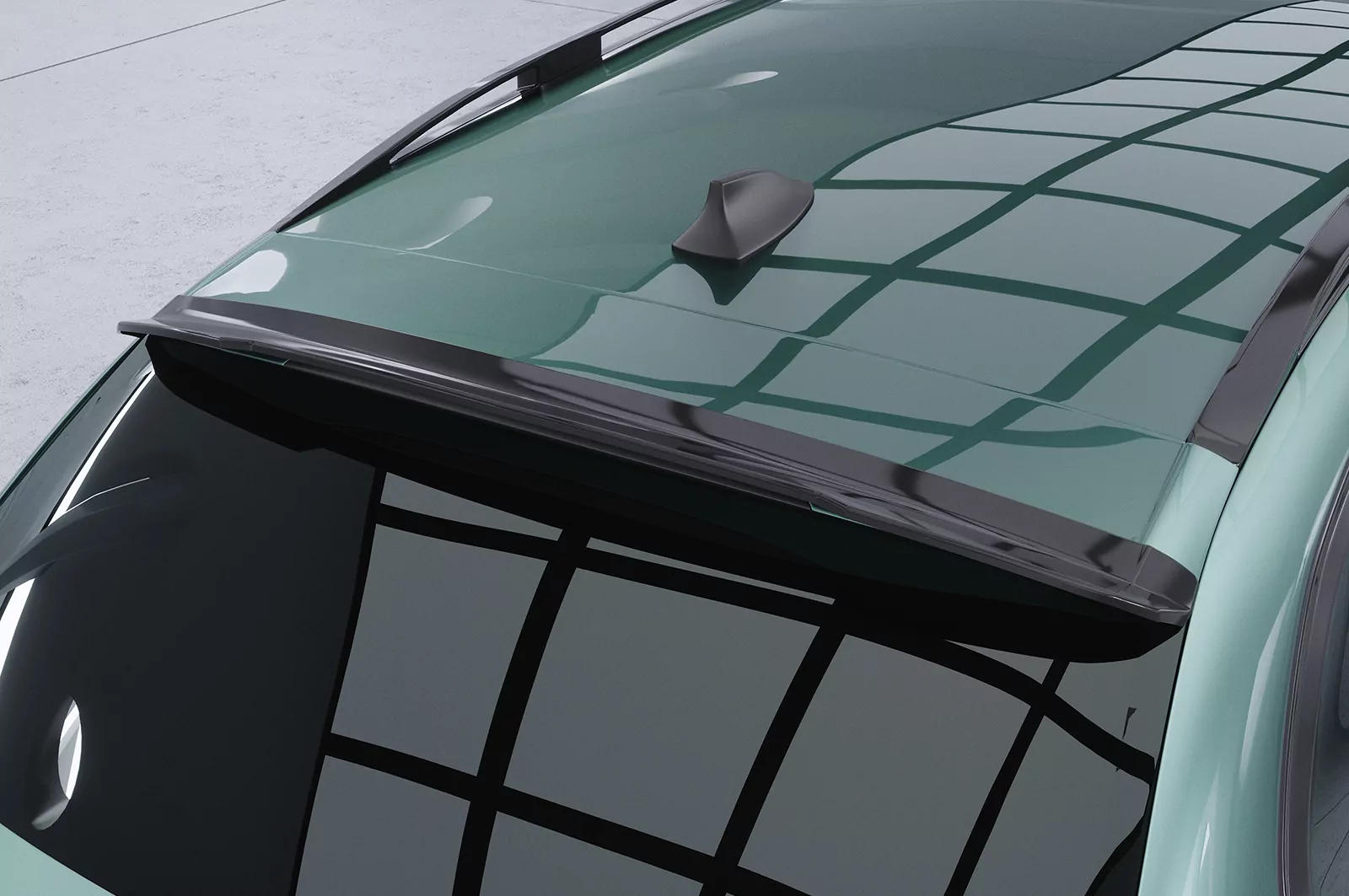 Heckflügel mit ABE für BMW 5er F11 HF695 Strukturiert (schwarz matt)