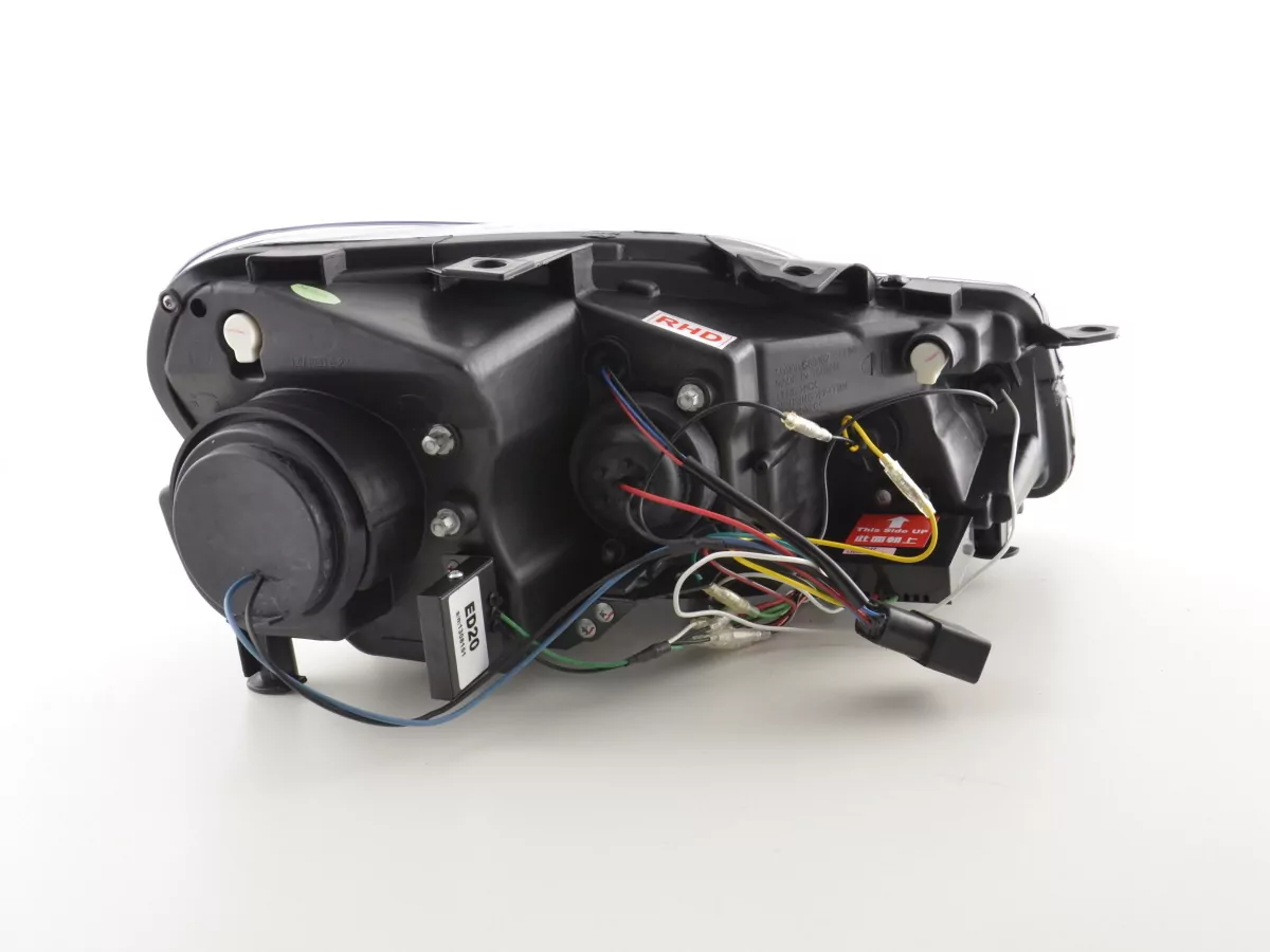 Scheinwerfer Set Daylight LED Tagfahrlicht VW Golf 6 Typ 1K Bj. 08- schwarz für Rechtslenker