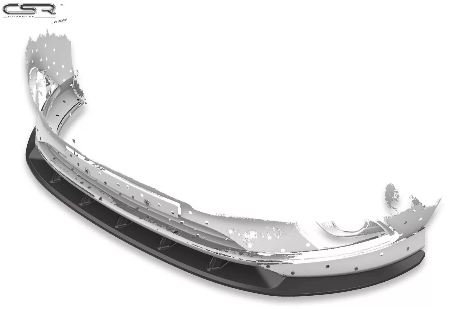 Cup-Spoilerlippe mit ABE für Opel Corsa E OPC-Line CSR-CSL154-M Carbon Look (matt)