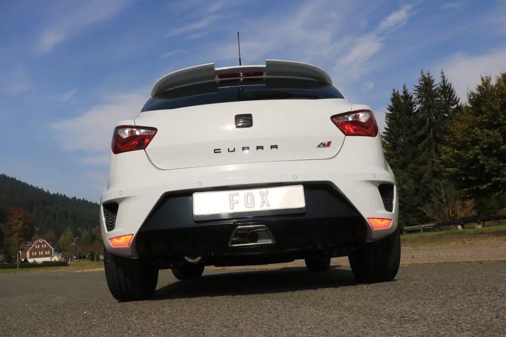 Seat Ibiza 6J - Cupra Facelift  Endschalldämpfer - 1x55 Typ 10 (nicht sichtbar)