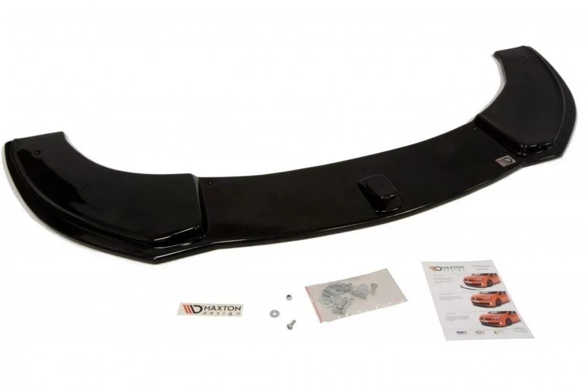 Front Ansatz Passend Für Passend Für ALFA ROMEO MITO Schwarz Hochglanz Schwarz Hochglanz