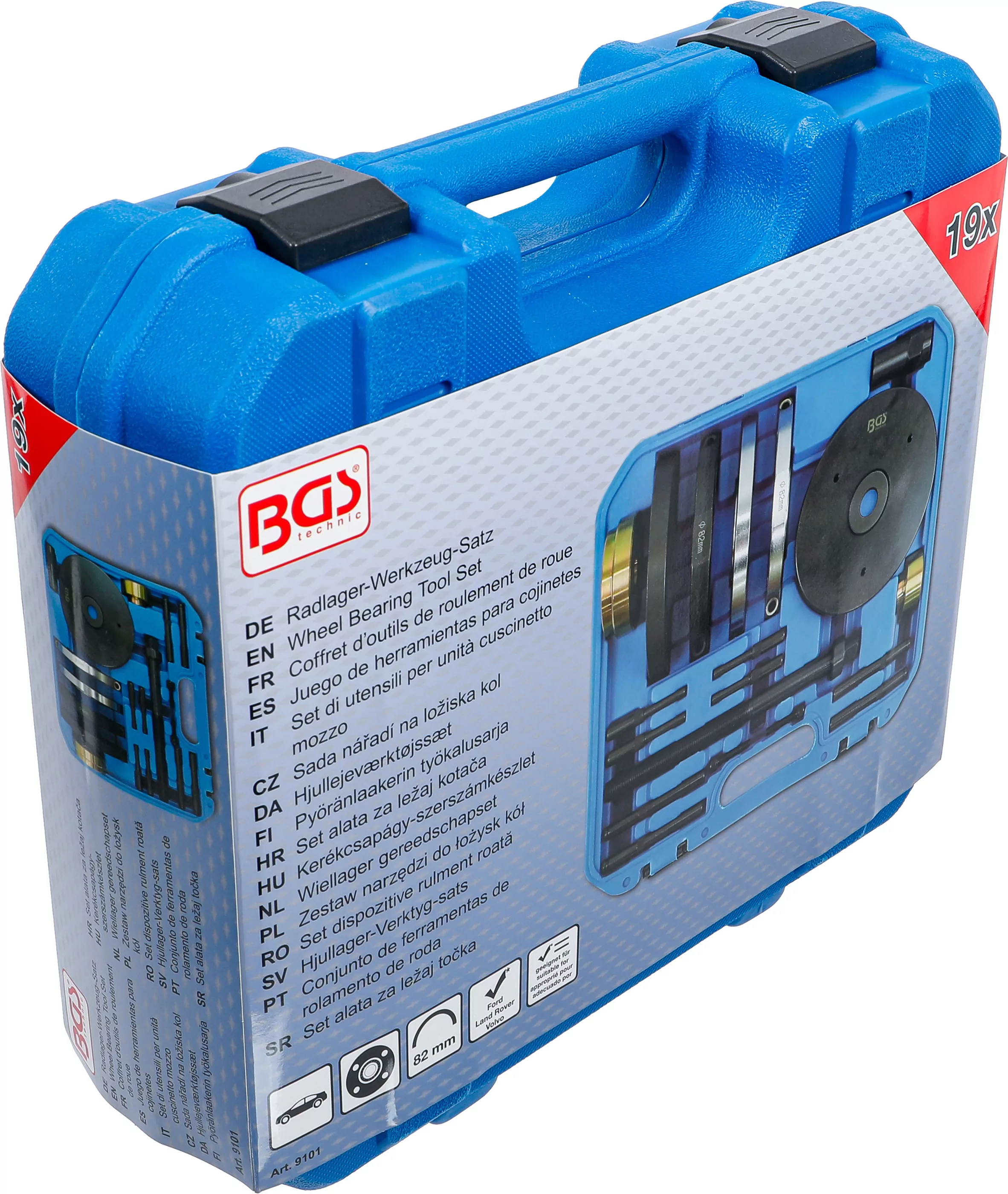 Radlager-Werkzeug-Satz | für Ford, Land Rover, Volvo | Ø 82 mm