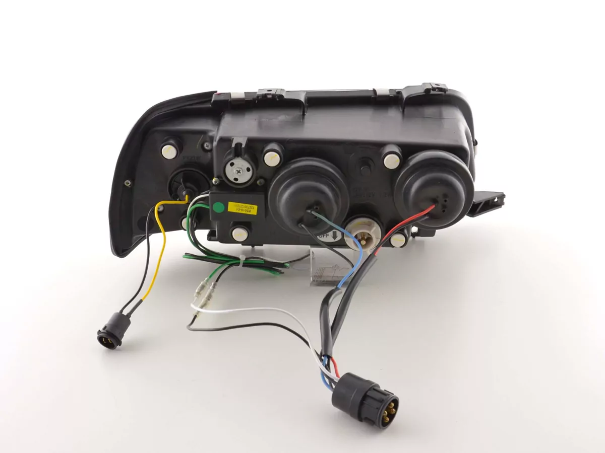 Scheinwerfer Set Daylight LED TFL-Optik Audi 80 Typ B4 Bj. 91-94 schwarz