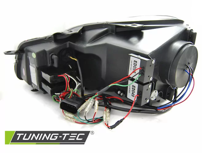 HEADLIGHTS U-LED LIGHT DRL BLACK BLACK LINE fits VW GOLF 6 08-12