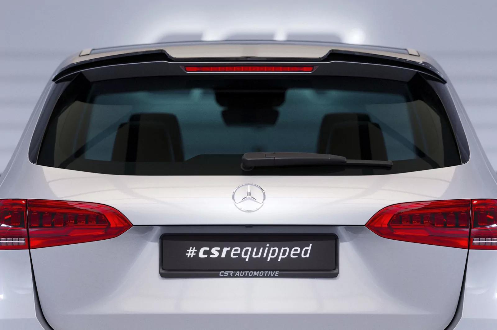 Heckflügel mit ABE für Mercedes Benz B-Klasse W247 HF856 Schwarz Strukturiert