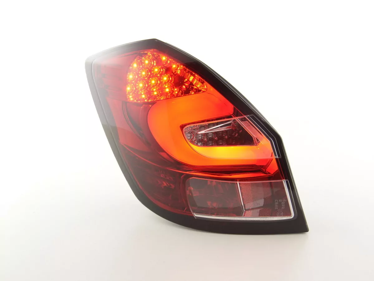 LED Rückleuchten Set Skoda Fabia 5-türig Bj. ab 2007 klar/rot
