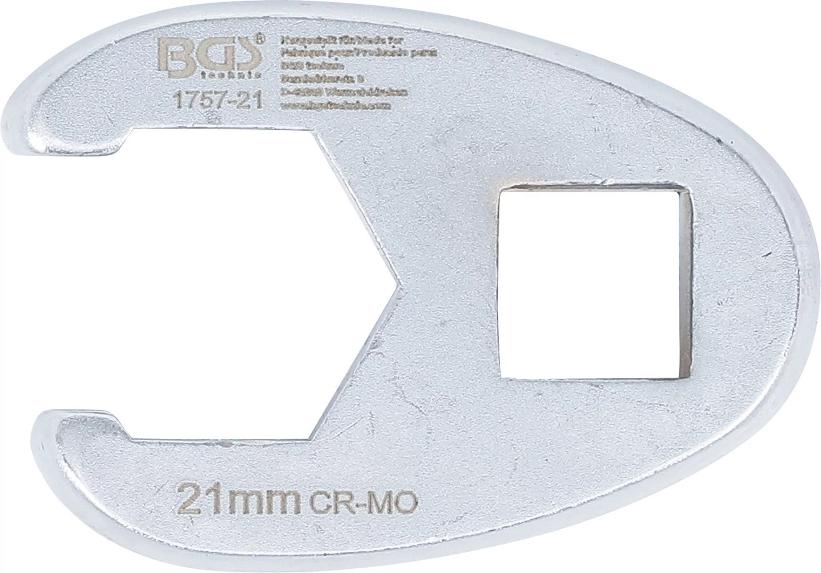 Hahnenfußschlüssel | Antrieb Innenvierkant 12,5 mm (1/2") | SW 21 mm