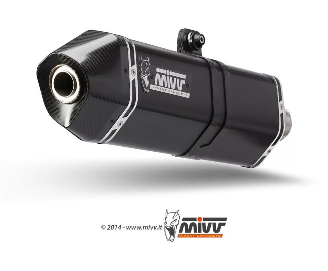MIVV Speed Edge Edelstahl Schwarz KTM 1050 Adventure ´15/16 - 1190 Adventure ´13