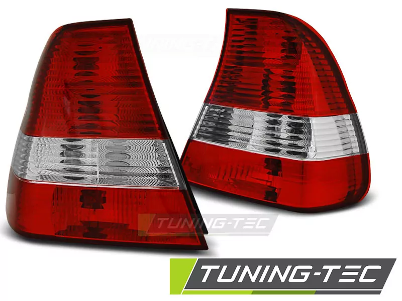Tail Lights Red White Fits Bmw E46 06.01-12.04 Compact