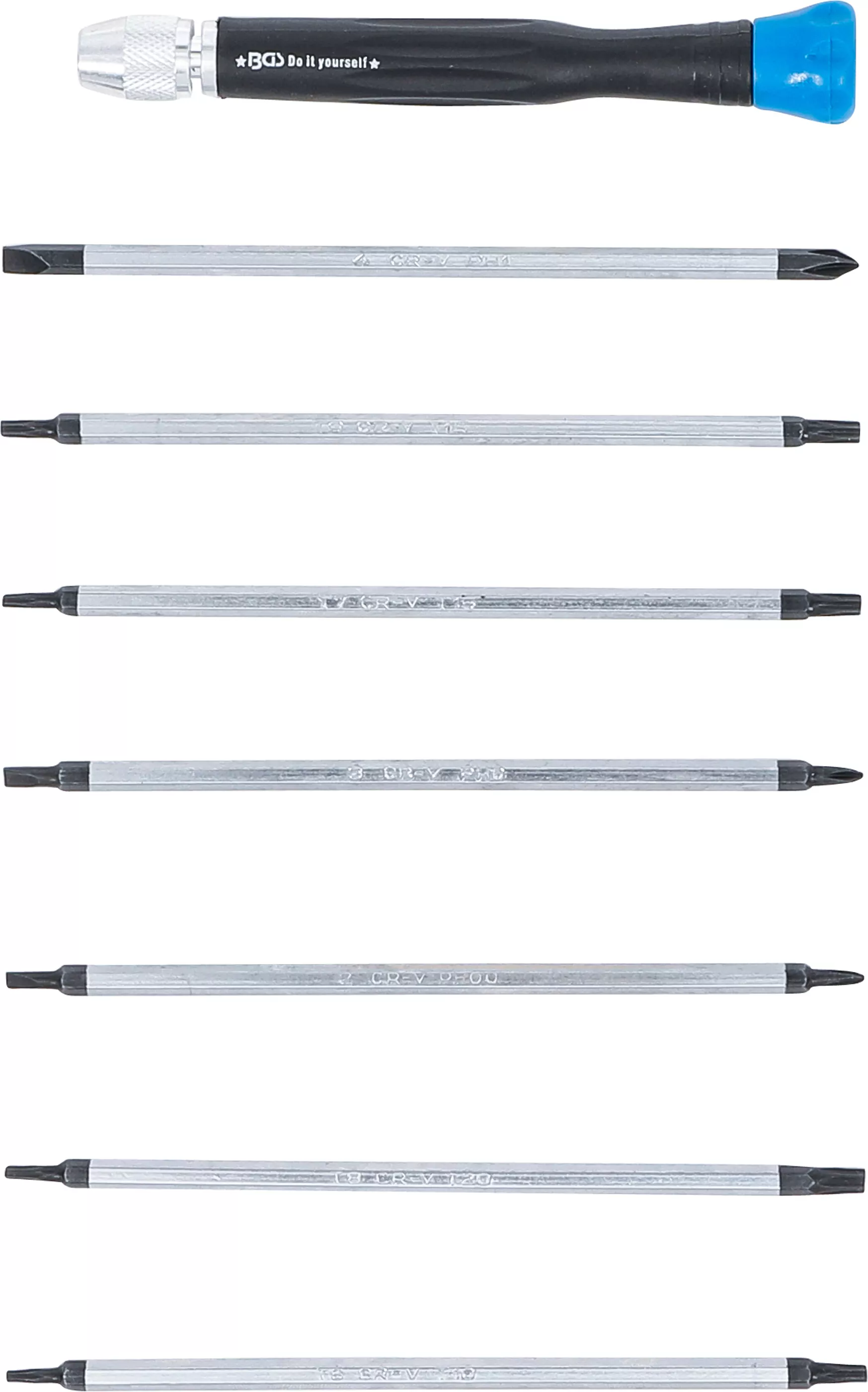 Schraubendreher-Satz für Elektroniker | 8-tlg.