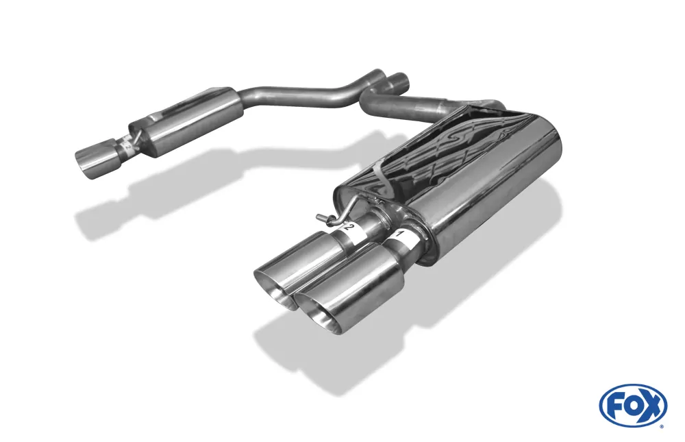 Audi S8 Typ 4H  Endschalldämpfer rechts/links zweiflutig - 2x100 Typ 25 rechts/links