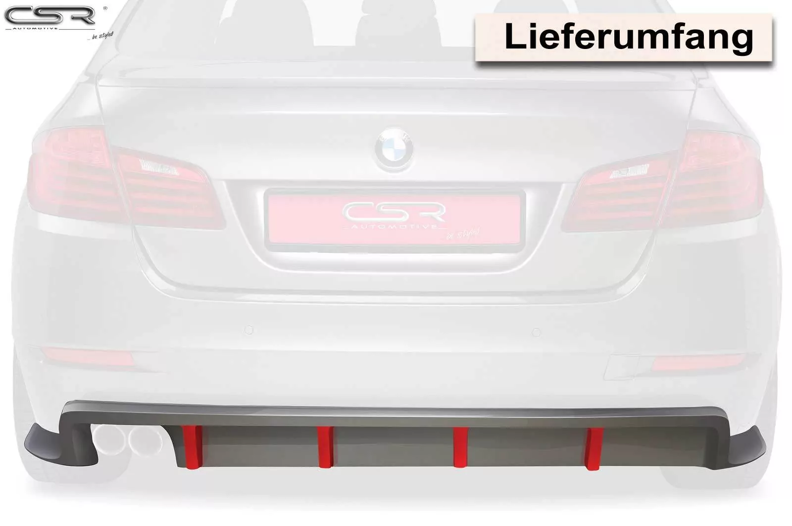 Heckansatz für BMW 5er F10 Limousine HA146