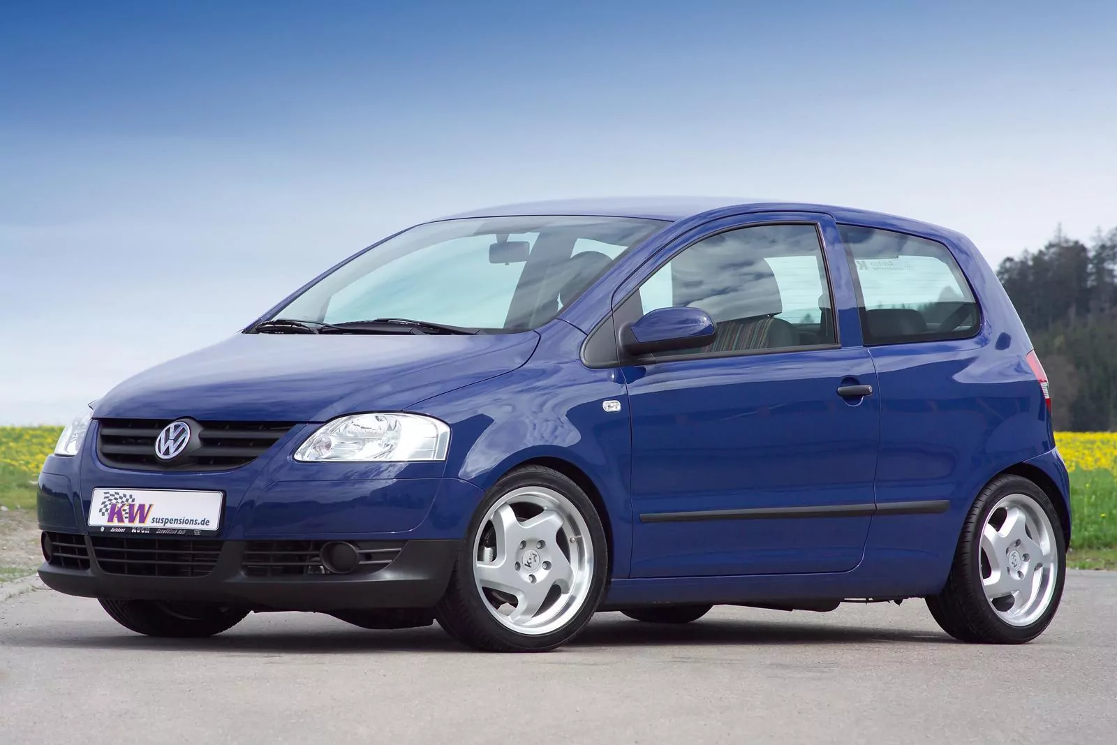 KW Gewindefahrwerk V1 inox VW FOX (5Z, 5Z1, 5Z3) 08/2003-10/2015