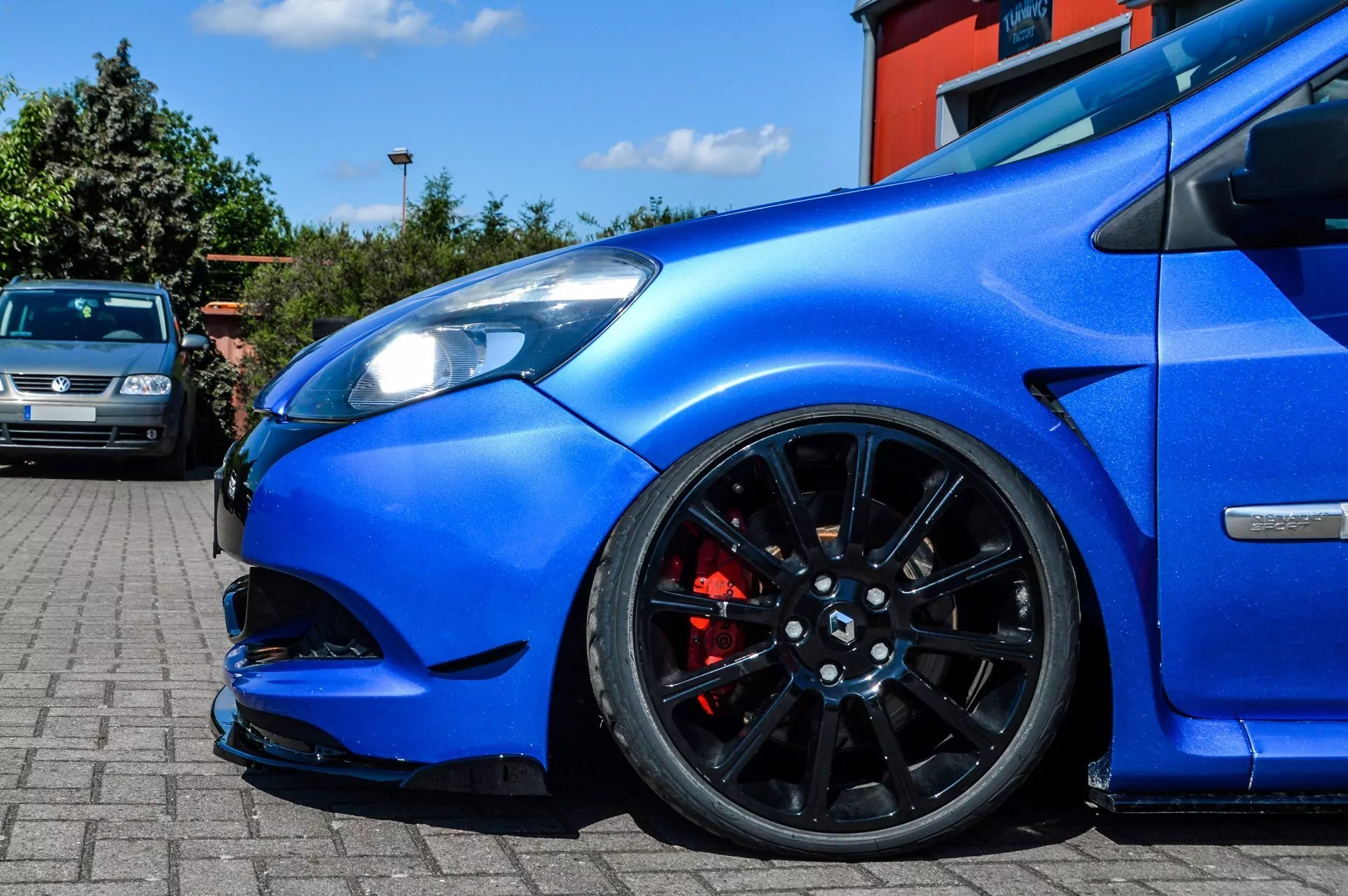 Cuplippe Spoilerschwert mit Wing ABS für Renault Clio 3 Phase2 RS