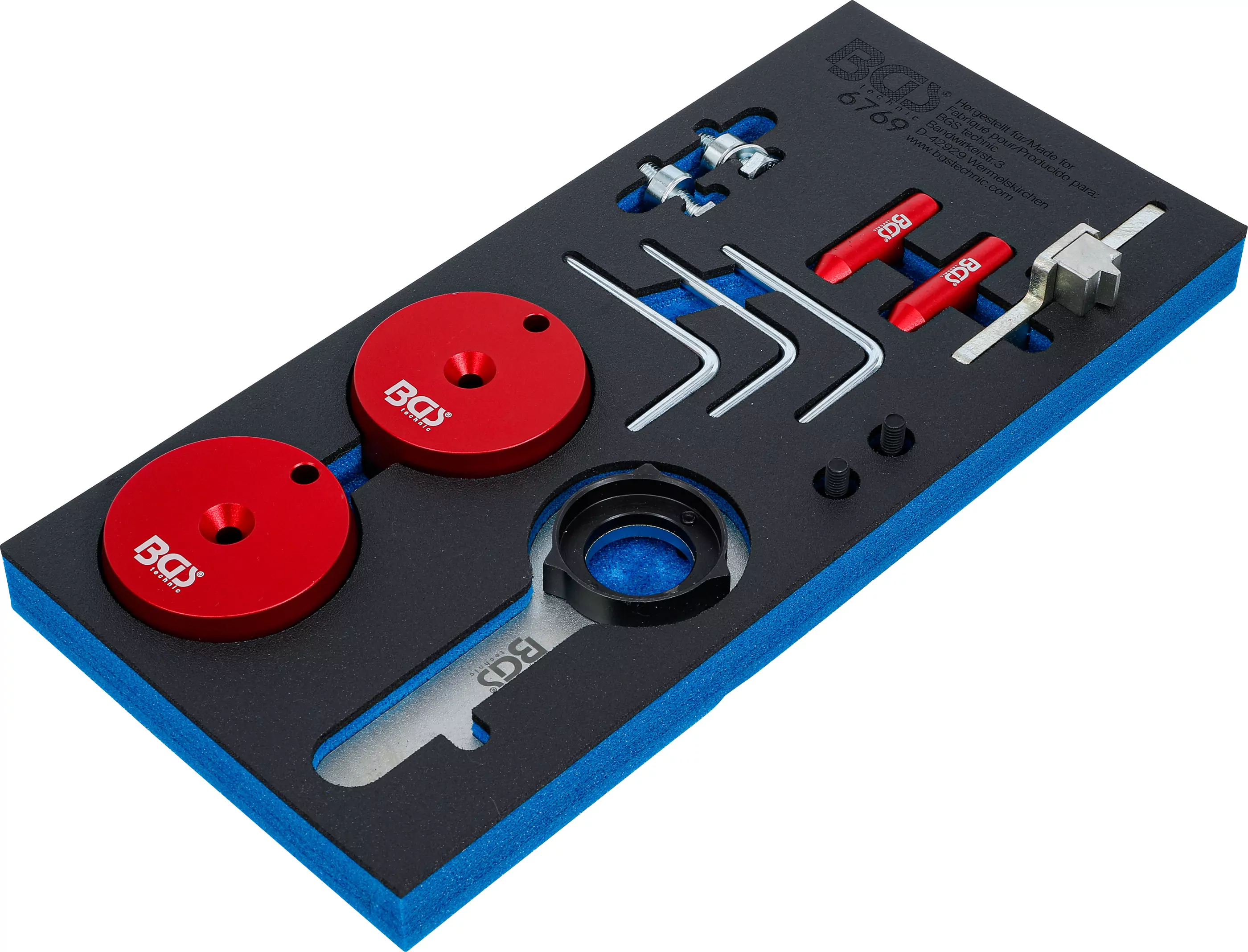 Werkstattwageneinlage 1/3: Motor-Einstellwerkzeug-Satz | für Ford 2.0TDCi EcoBlue