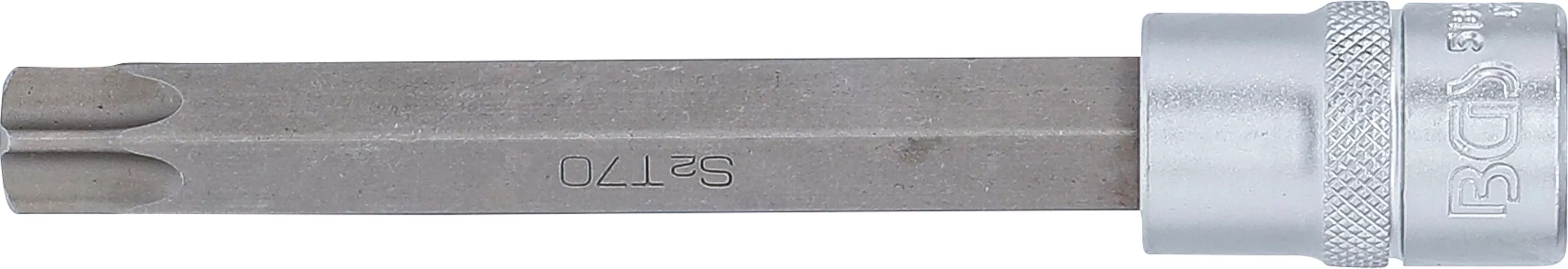 Bit-Einsatz | Länge 140 mm | Antrieb Innenvierkant 12,5 mm (1/2") | T-Profil (für Torx) T70