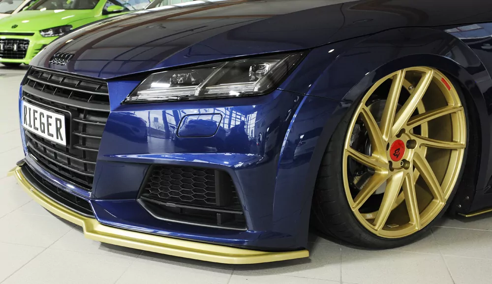 Rieger Spoilerschwert für Audi TTS (8J-FV/8S) | Roadster 07.14-08.18 (bis Facelift) für orig. S-Line-Frontschürze