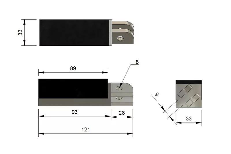 HIGHSIDER pro Footrests Silver For Yamaha (Pair)