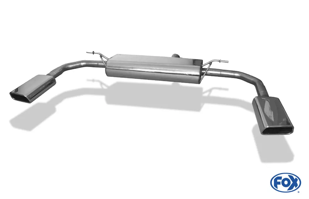 Mercedes CLA - 117 4-matic  Endschalldämpfer quer Ausgang rechts/links - 145x65 Typ 59 rechts/links