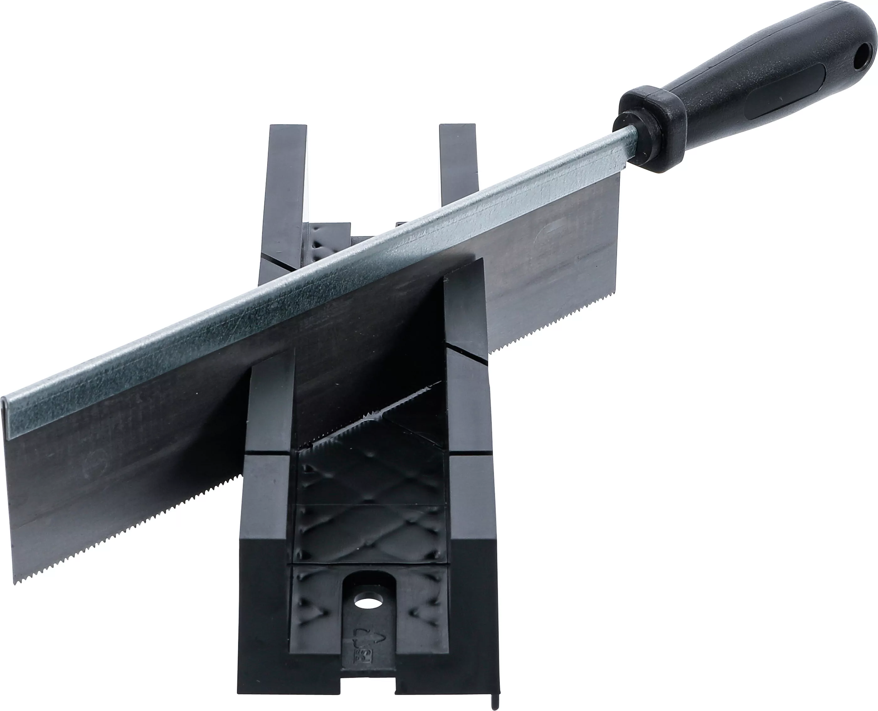 Kunststoff-Gehrungslade | 245 x 65 x 48 mm | mit Feinsäge