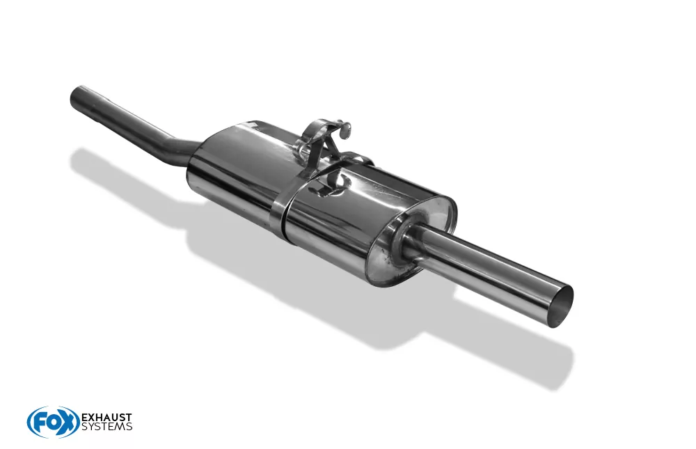 VW Polo 86C G40  Endschalldämpfer Ø 63,5mm - 1x70 Typ 10
