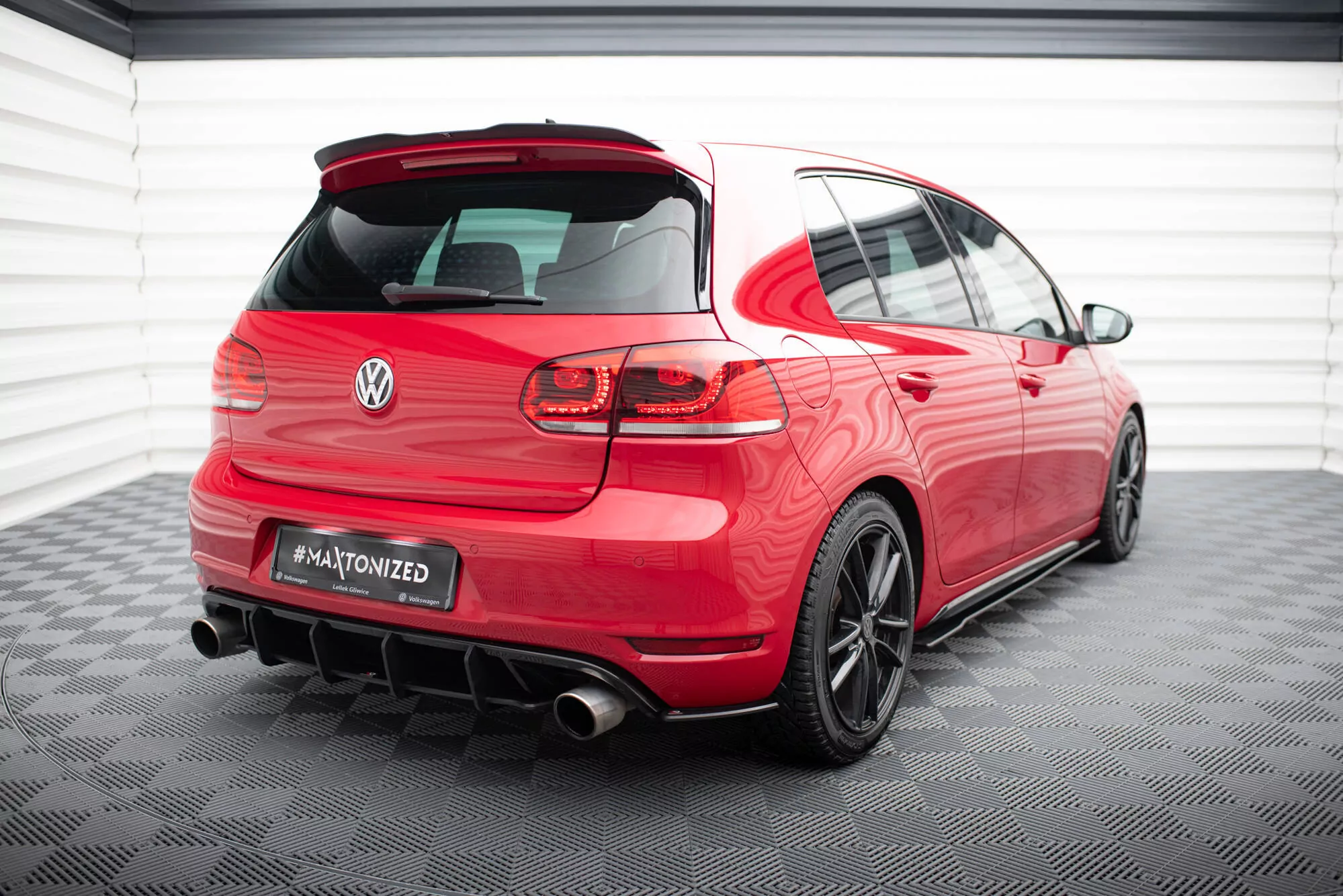 Robuste Racing Heck Ansatz Flaps Diffusor Für Volkswagen Golf GTI Mk6