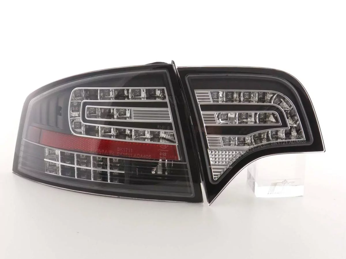LED Rückleuchten Set Audi A4 Limousine Typ 8E Bj. 04-07 schwarz
