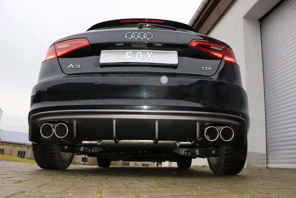 Audi A3 - 8V Sportback  Endschalldämpfer Ausgang rechts/links - 2x90 Typ 16 rechts/links