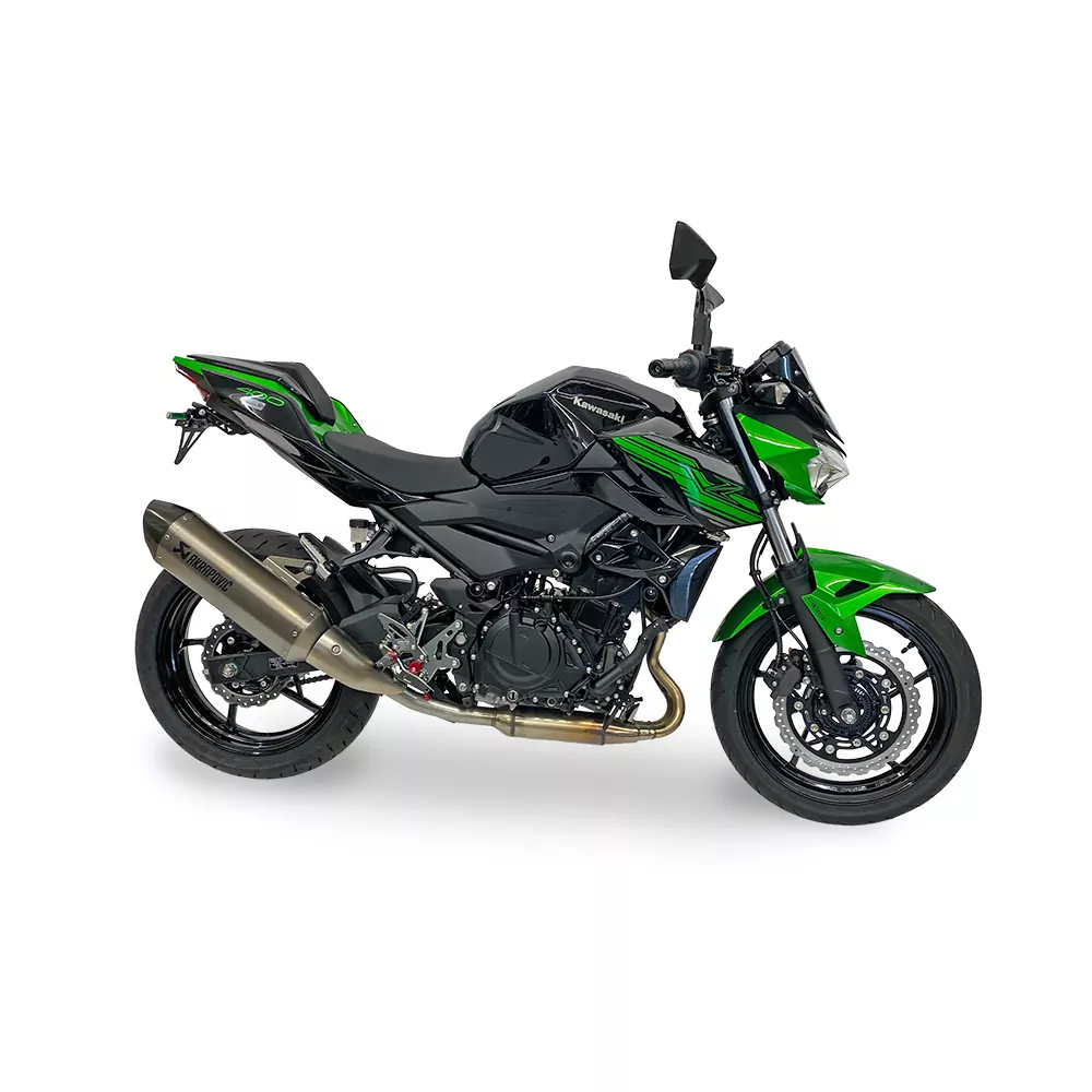 alpha Technik Kennzeichenhalter für Kawasaki Ninja 400 / Z400 Modelljahr 2018-