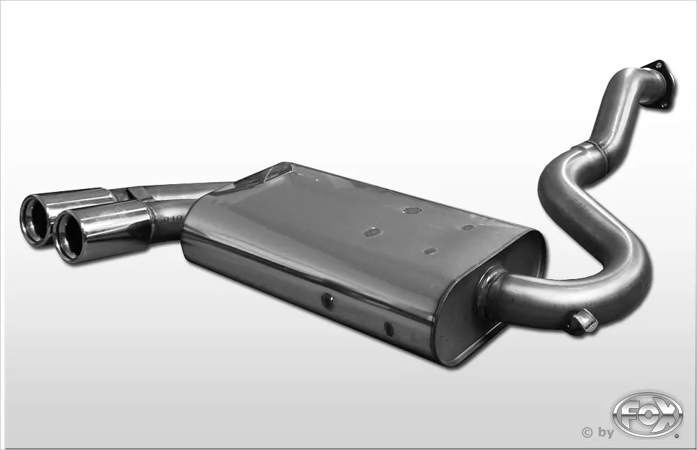 Audi Urquattro  Endschalldämpfer - 2x76 Typ 13