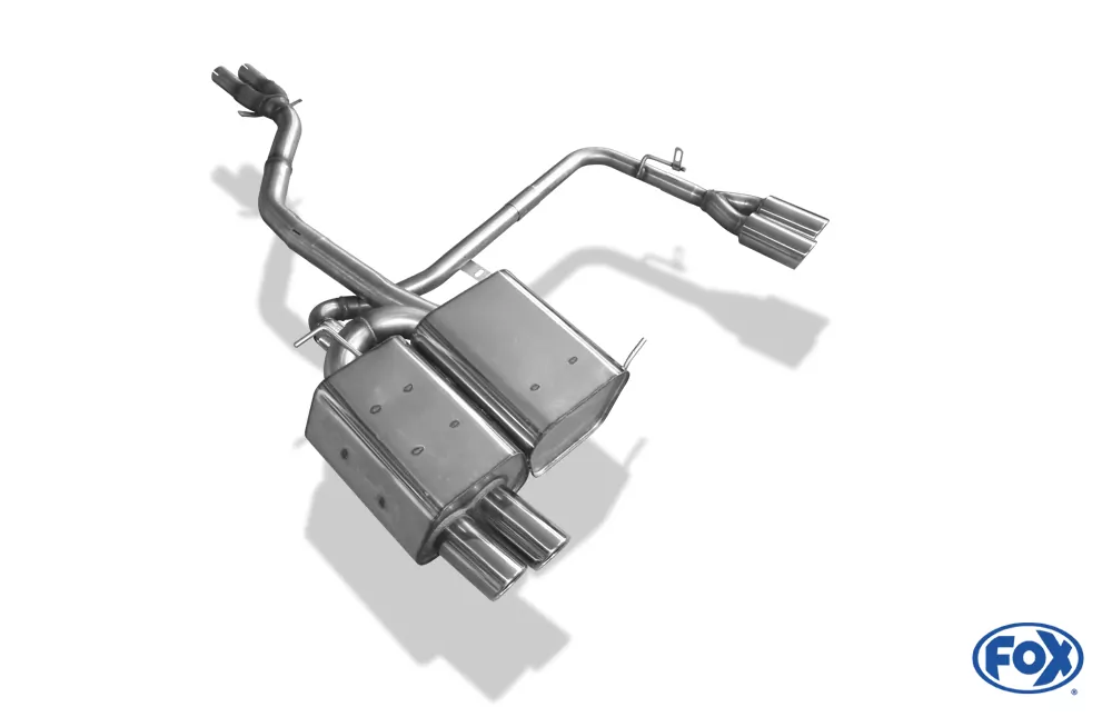 BMW Z4 E85  Endschalldämpfer Ausgang rechts/links inkl. Y-Verbindungsrohr 2x50mm - 2x76 Typ 17 rechts/links