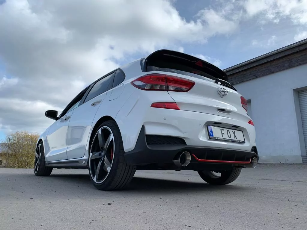 Hyundai i30N Performance + Fastback  Endrohre passend auf den originalen Endschalldämpfer - 1x114 Typ 25 rechts/links