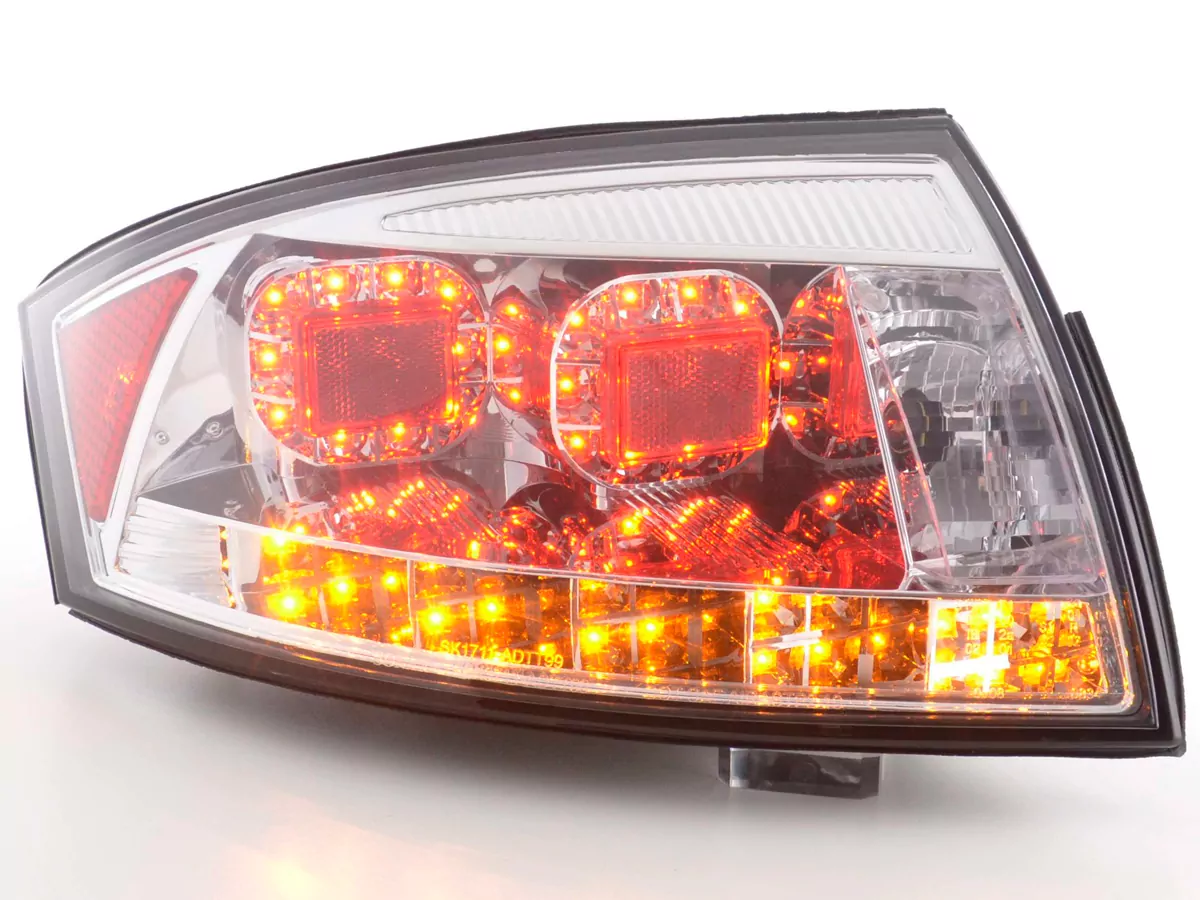 LED Rückleuchten Set Audi TT Typ 8N Bj. 98-06 chrom für Rechtslenker