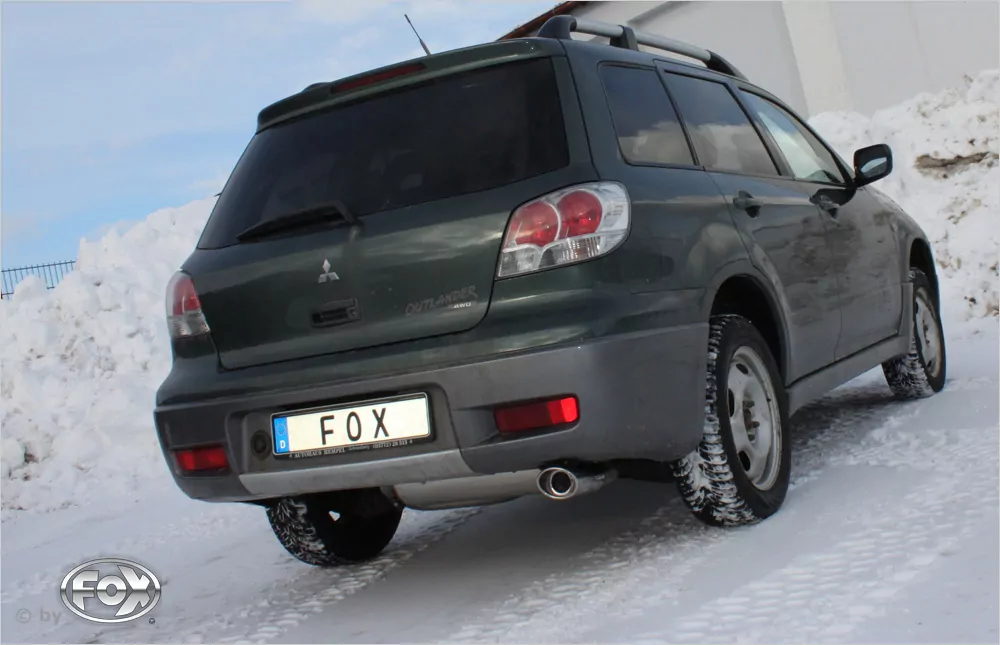 Mitsubishi Outlander 4WD  Endschalldämpfer - 115x85 Typ 33