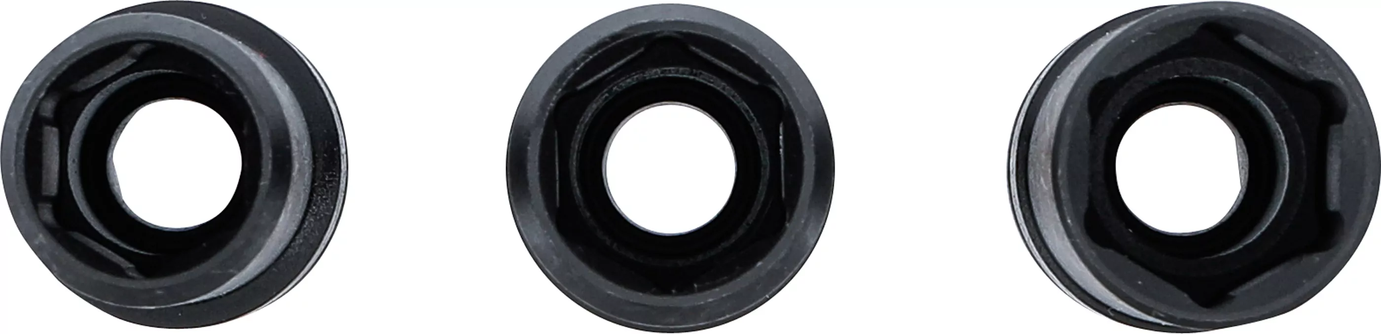 Kraft-Spezial-Steckschlüssel-Einsatz-Satz | Antrieb Innenvierkant 12,5 mm (1/2") | SW 17 / 19 / 21 mm | 3-tlg.