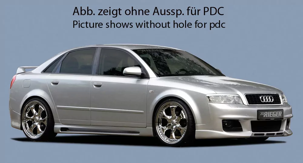 Rieger Spoilerstoßstange neues Design für Audi A4 (8E) Typ B6 - Avant 11.00-10.04 carbon optik