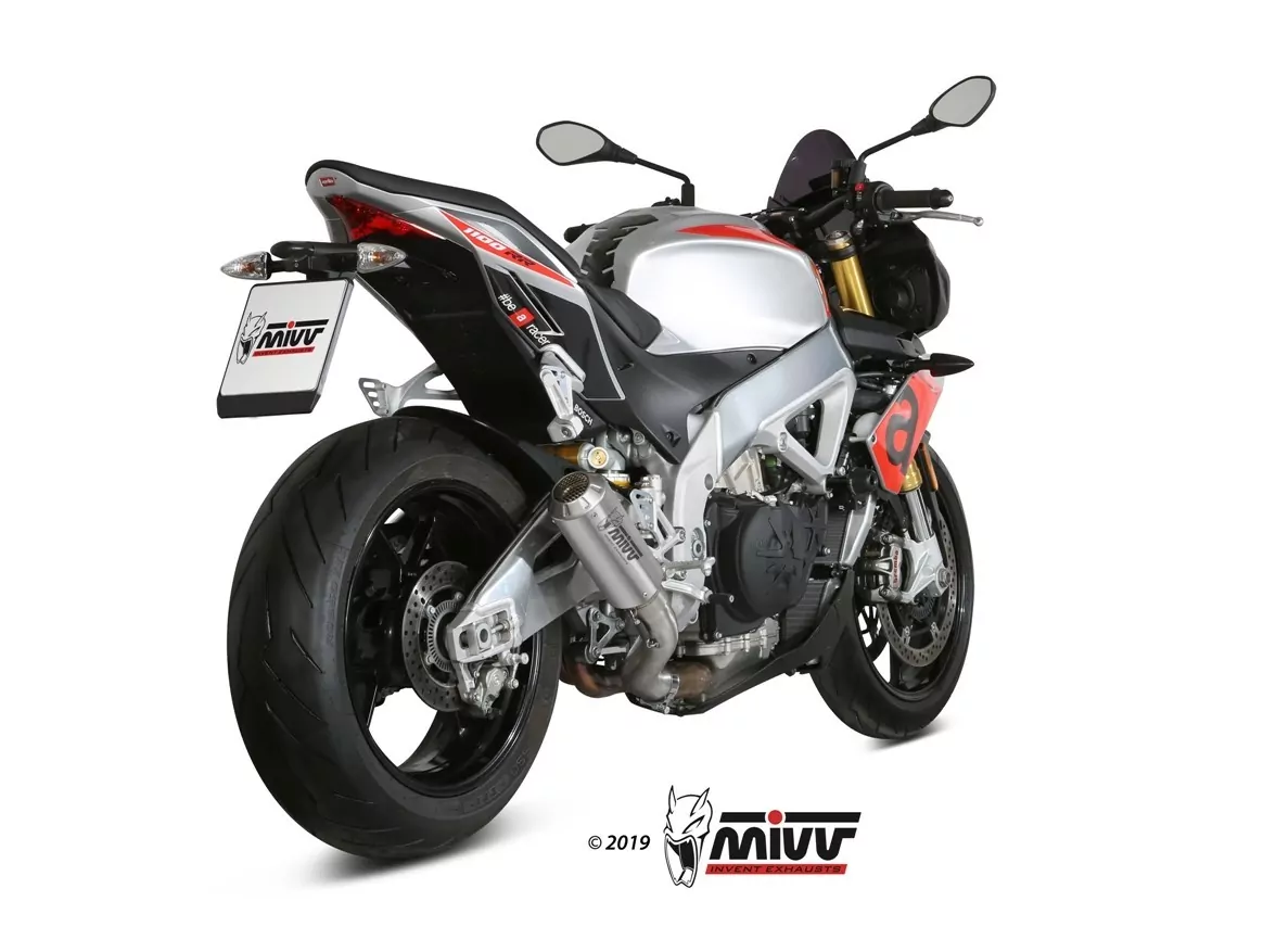 MIVV MK3 Edelstahl APRILIA TUONO V4 1100 2018 >