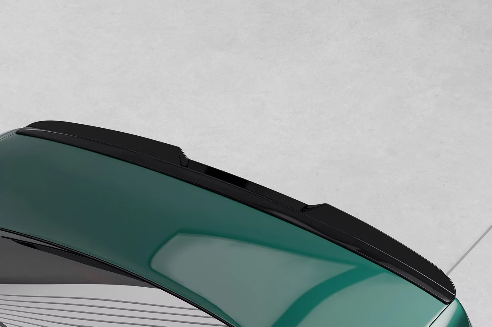 Heckflügel mit ABE für BMW 5er E39 Limousine HF913 Schwarz Strukturiert