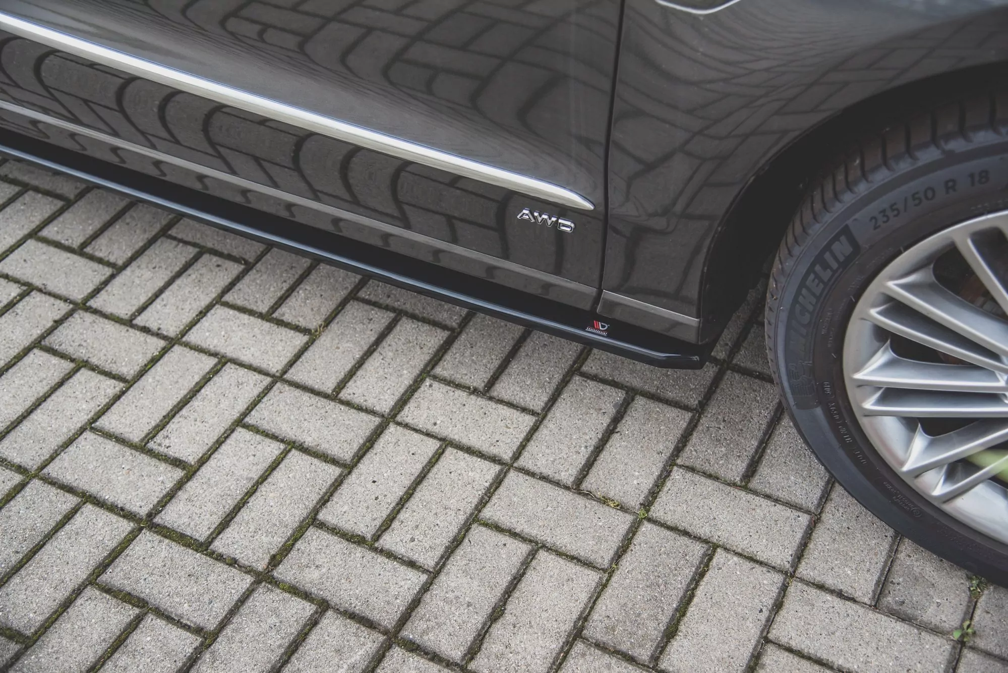 Seitenschweller Ansatz Passend Für Ford S-Max Mk2 Facelift Schwarz Hochglanz