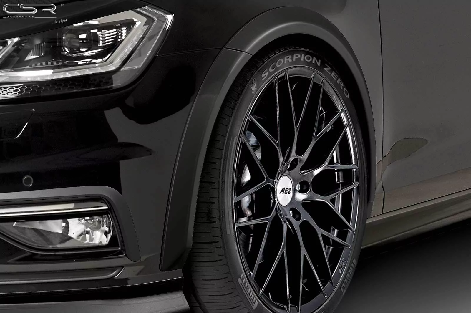 Kotflügelverbreiterung vorne für VW Golf 7 5-Türer VB021