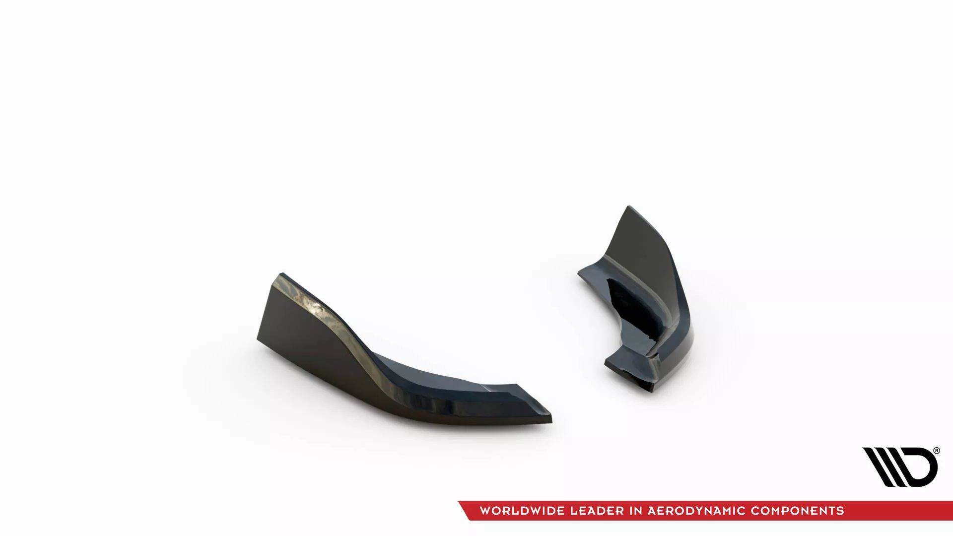 Heck Ansatz Flaps Diffusor V.6 Für (FĂĽr Heckansatz V.3)  BMW 1er F40 M-Paket/ M135i Schwarz Hochglanz