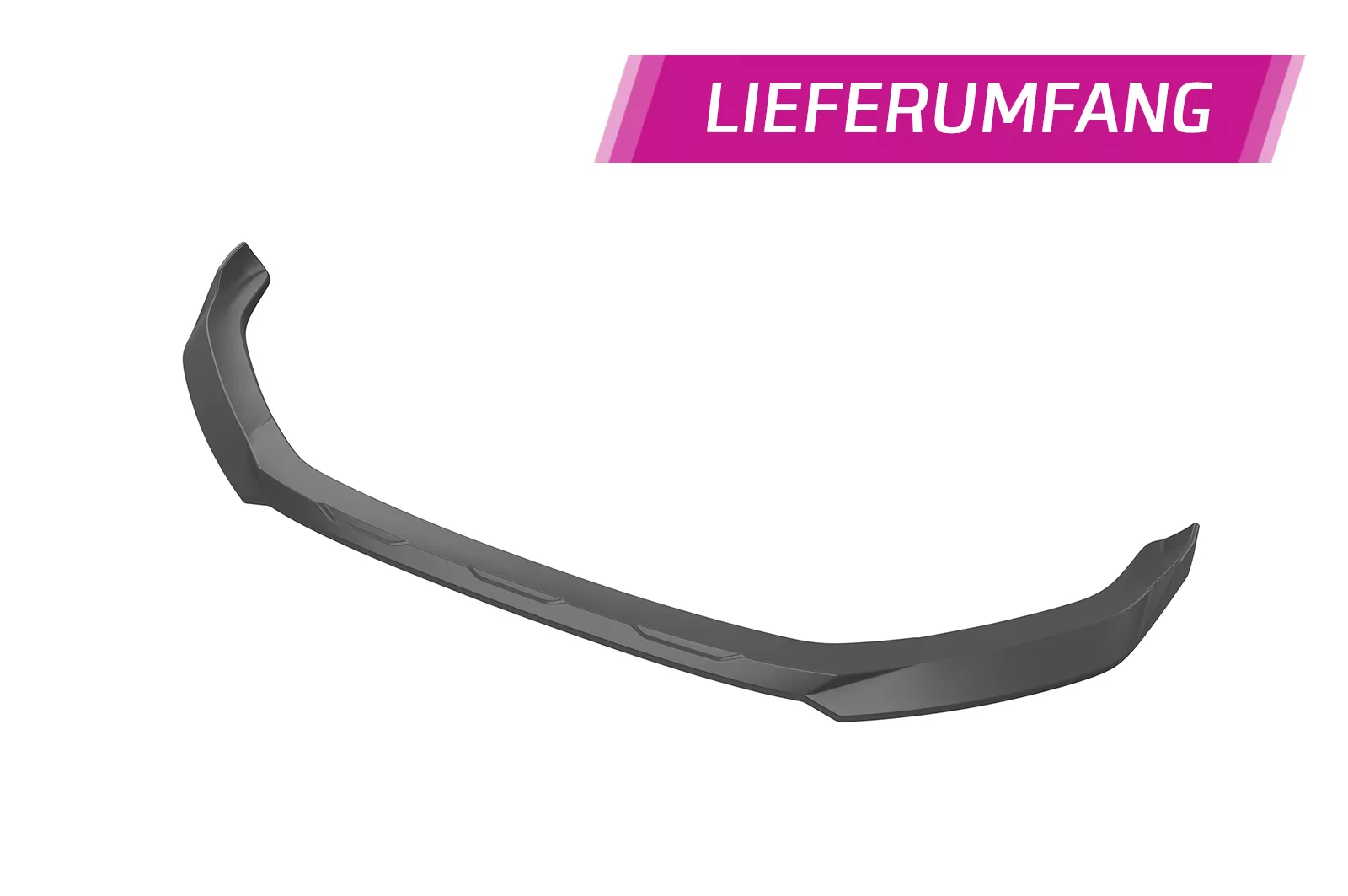 Cup-Spoilerlippe mit ABE für Audi A4 B9 (Typ 8W) Allroad CSL783 Schwarz Strukturiert