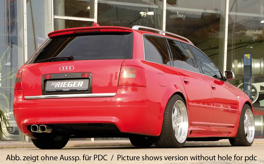 Rieger Heckansatz S6-Look für Audi A6 (4B) | Avant 07.01- (ab Facelift) -> ab Bj. 2002