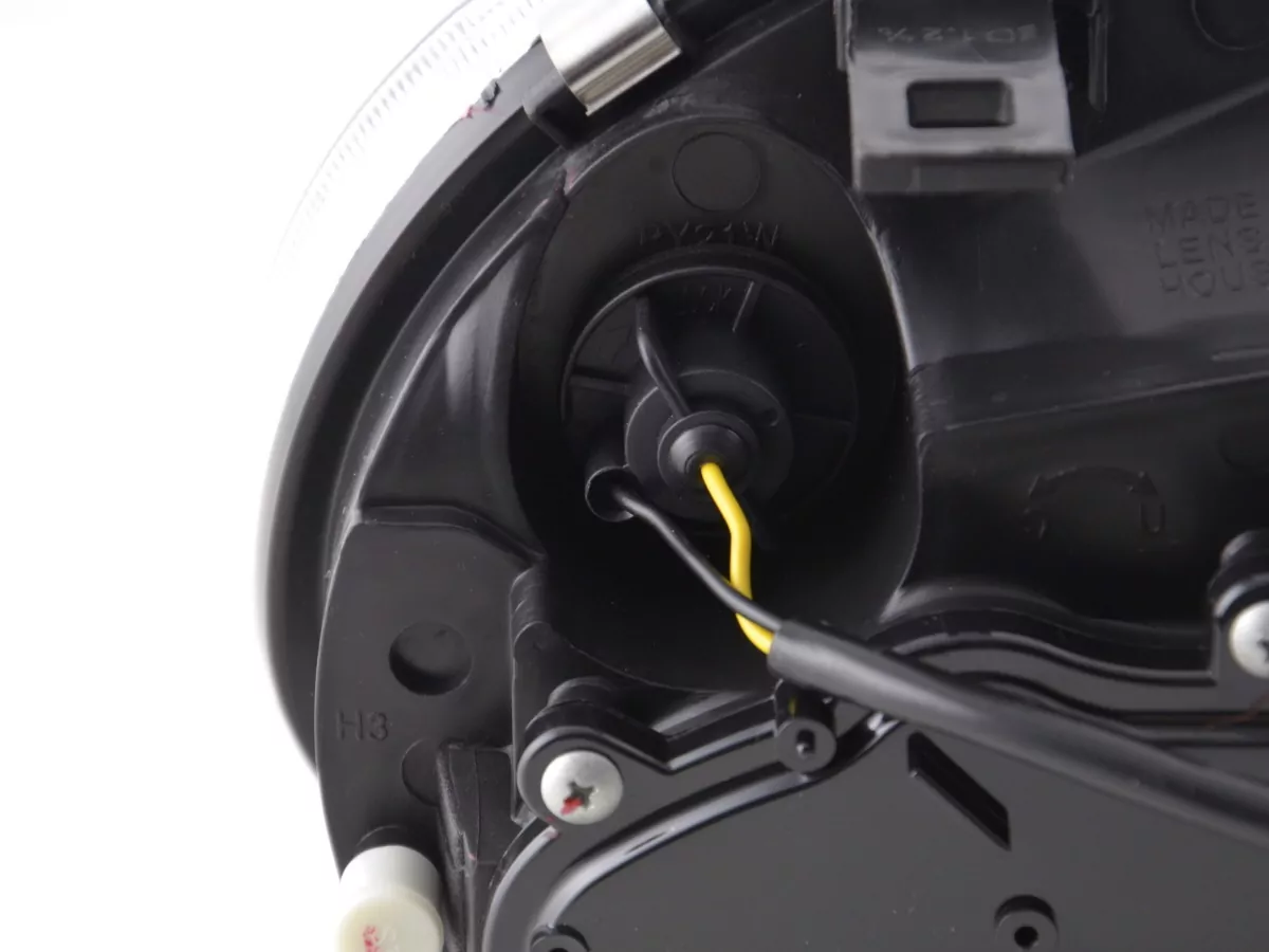 Scheinwerfer Set Daylight LED TFL-Optik VW Golf 4 Typ 1J Bj. 98-03 chrom für Rechtslenker