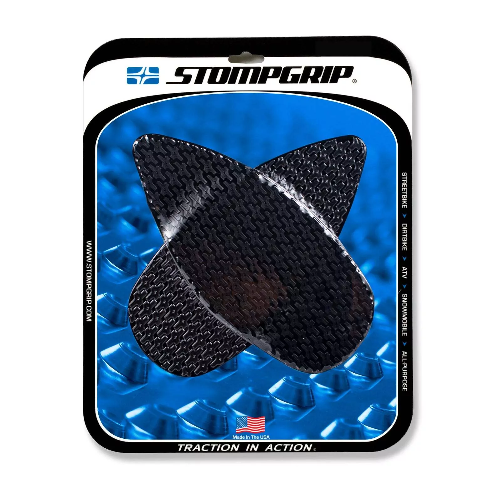 Stompgrip Traction Pad Icon für Aprilia Tuono 660 21-22 Schwarz